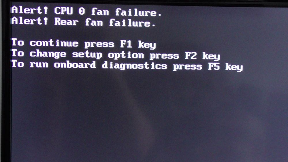 CPU fan and rear case fan failure warning on Dell Optiplex 9010 mt | DELL  Technologies