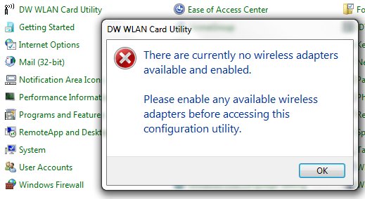 DW1520 Wireless N WLAN half mini card utility | DELL Technologies
