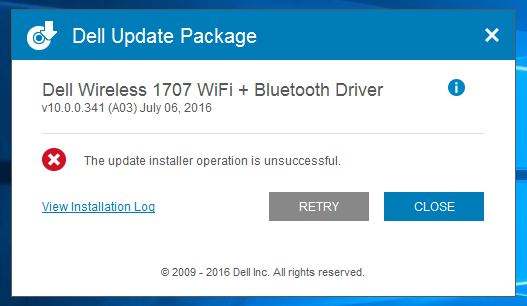 Dell 7447: wireless 1707 card WI FI and Bluetooth doesn't Work | DELL  Technologies