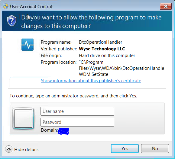 ‎DtcOperationHandler Pop Up after 12.1.4.2 update | DELL Technologies