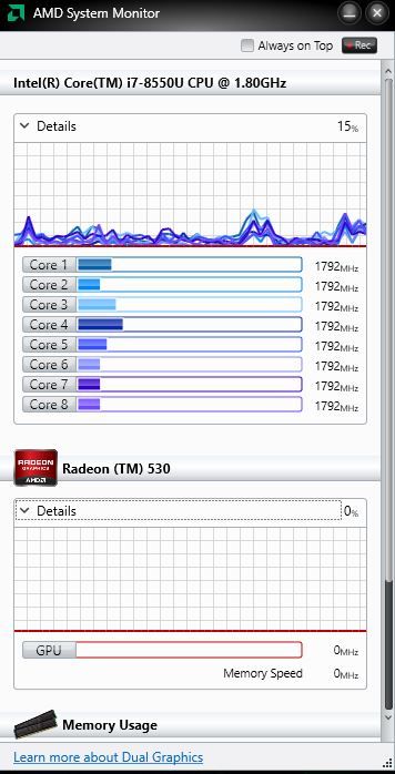 AMD system  monitor