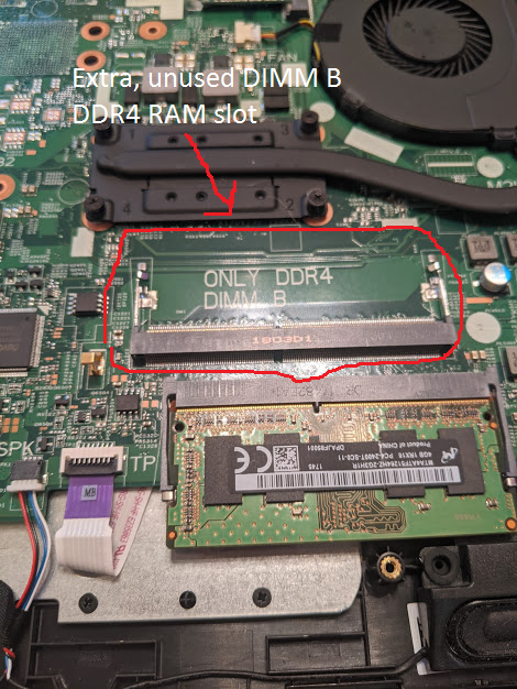 Inspiron 15 3565 Spare DDR4 DIMM B Ram slot question | DELL Technologies