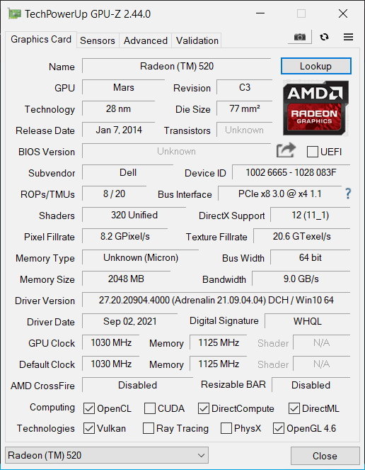 Inspiron 15 3576 AMD radeon 520 graphics problem | DELL Technologies
