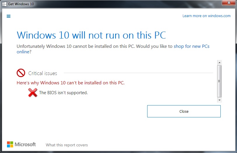 Inspiron N5110 Bios is not supported for Windows 10 | DELL Technologies