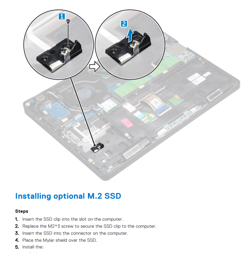 Latitude 5480 NVME SSD Bracket | DELL Technologies