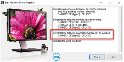 U2721DE, cannot install driver? | DELL Technologies