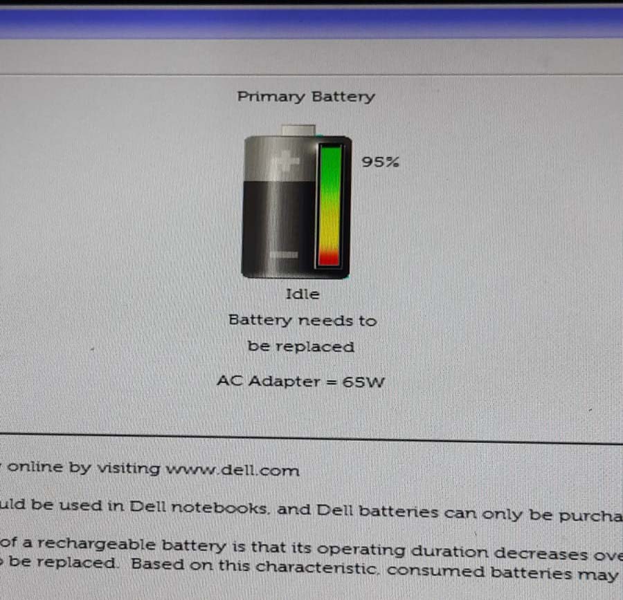 Battery idle problem! Flashing yellow light rapidly. | DELL Technologies