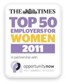 The Times Top 50 Employers for Women - 2011