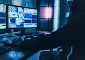 Hacker stealing information