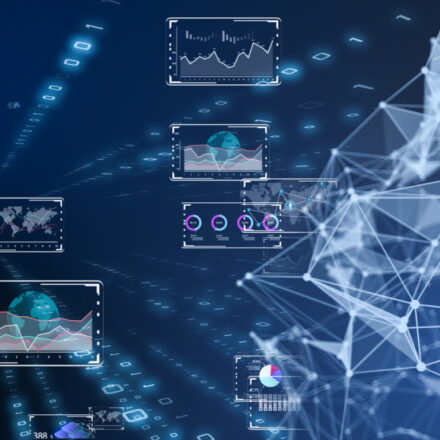 5G/6G and AI technology, Global communication network concept. 6G Business graph. Global business.