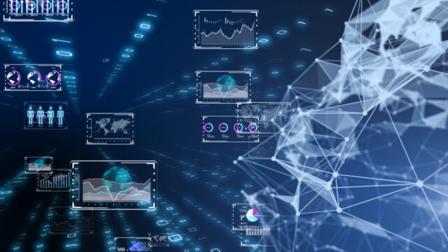 5G/6G and AI technology, Global communication network concept. 6G Business graph. Global business.